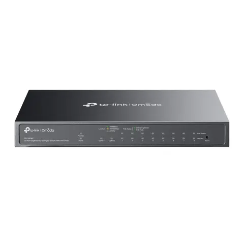 TP-LINK Przełącznik MS110GMP 10-Port Gigabi Desktop Sw 8-Port PoE+