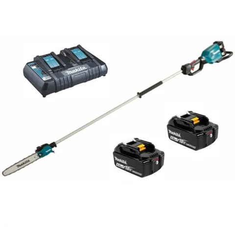 Makita DUA300PT2 - Akumulatorowa pilarka z wysięgnikiem 2 x 18 V