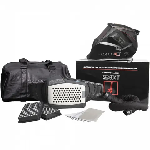 Spartus Master 230XT - Przyłbica z kanałem nawiewowym (True Color) + system nawiewowy