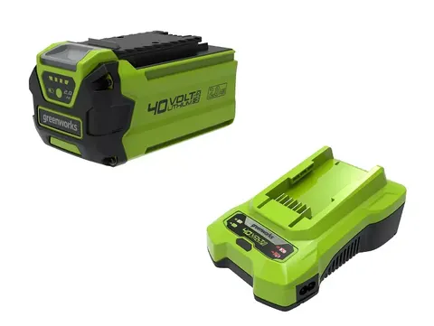 Zestaw startowy ładowarka + akumulator 4Ah (GSK40B4) 40V GREENWORKS