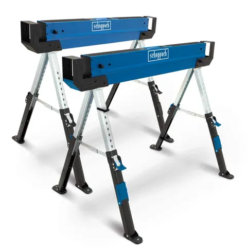 Koziołki robocze składane 2x589kg regulowane 82cm MWB600 SCHEPPACH