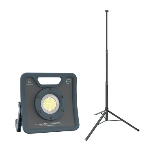 Zestaw lampa NOVA 4 (03.6202) + statyw 2m (03.5685) - SCANGRIP