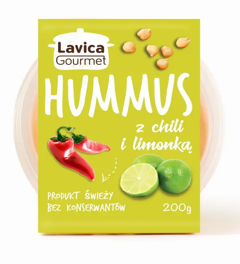 HUMMUS Z CHILI 150g LAVICA FOOD