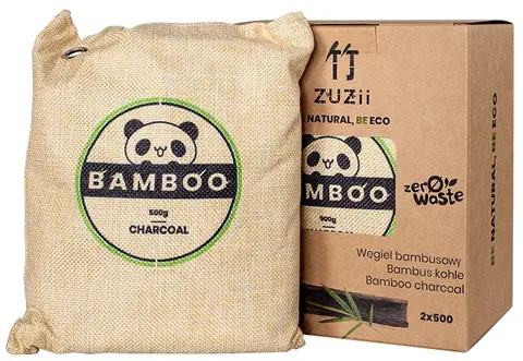 WĘGIEL BAMBUSOWY 2 x 500 g - ZUZII