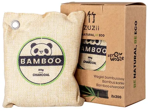 WĘGIEL BAMBUSOWY 2 x 200 g - ZUZII
