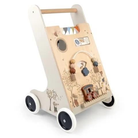 Egmont Toys Drewniany Chodzik Pchacz Edukacyjny - Magiczny Las 12M+