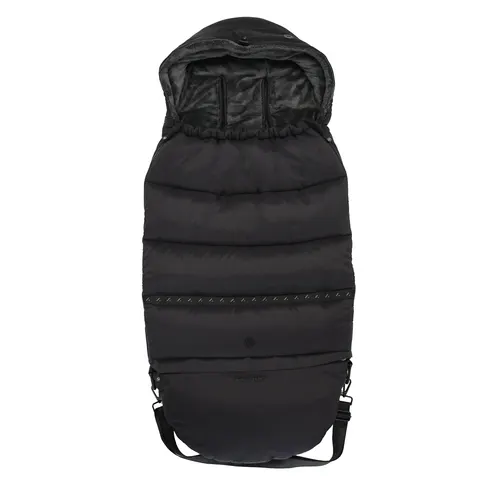 Muuvo Śpiworek do wózka 2w1 Przedłużany Ocieplany Torba / Black