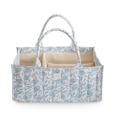 Mushie Organizer na Pieluszki Blue Fklowers