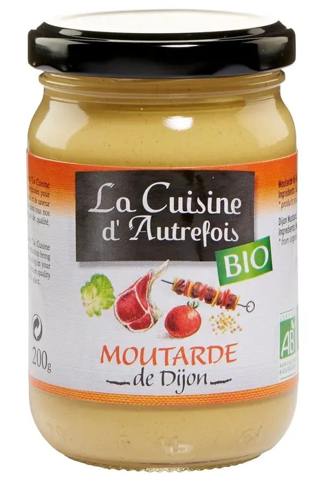 MUSZTARDA DIJON BIO 200 g - LA CUISINE D AUTREFOIS