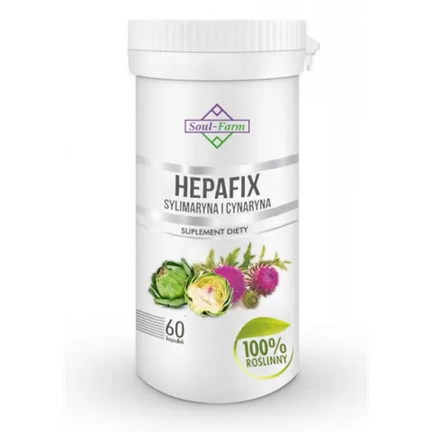 HEPAFIX SYLIMARYNA I CYNARYNA 60 KAPSUŁEK (560 mg) - SOUL FARM