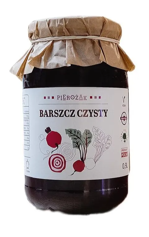 BARSZCZ CZYSTY PIEROŻAK 0,9L