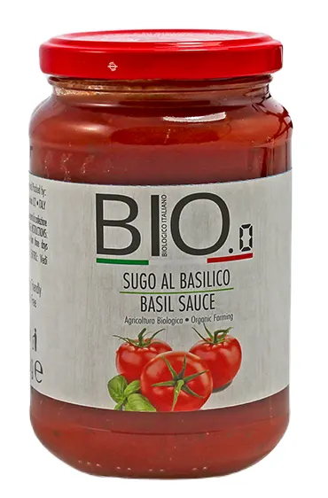 SOS POMIDOROWY Z BAZYLIĄ BEZGLUTENOWY BIO 340 g - GESTAL