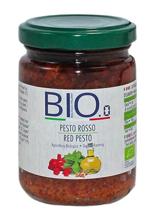 PESTO ROSSO BEZGLUTENOWE BIO 130 g - GESTAL