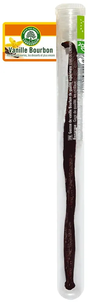LASKA WANILII BOURBON BIO (1 szt.) (SZKŁO) - LEBENSBAUM