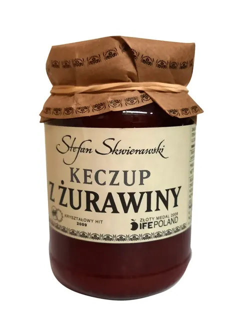 KETCHUP Z ŻURAWINY 200 g - SKWIERAWSKI STEFAN
