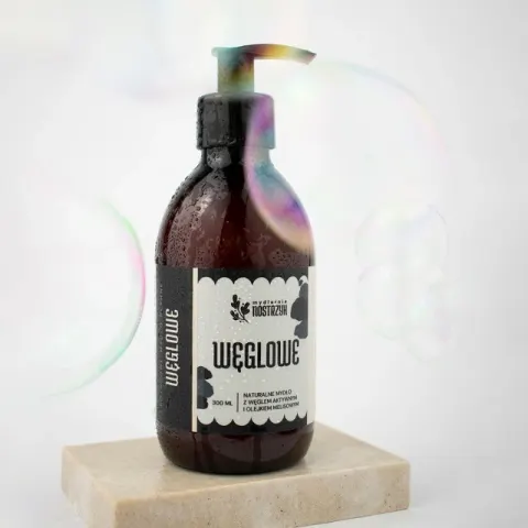 Mydło Węglowe Potasowe w Płynie 300ml Mydlarnia Nostrzyk