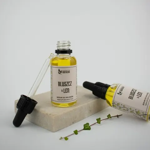 Serum do włosów niskoporowatych BLUSZCZ & LEN 30ml Mydlarnia Nostrzyk