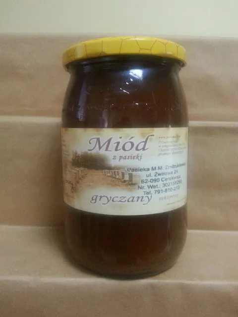 Miód gryczany 1kg Pasieka Zmitrukiewicz