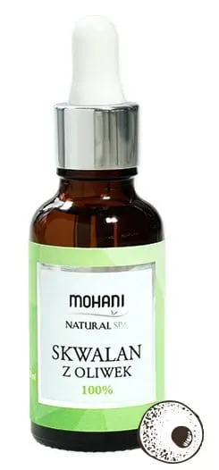 Skwalan z oliwek 100% 30ml Mohani - każdy typ cery