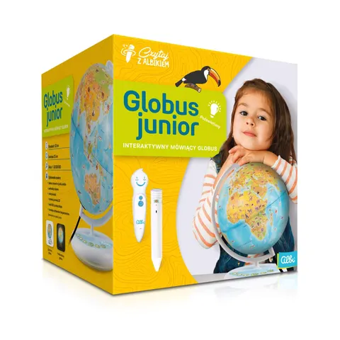 Interaktywny Globus junior 4+ / Czytaj z Albikiem