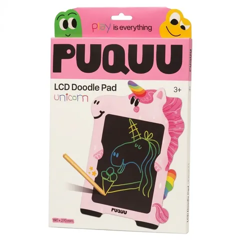 Tablet LCD do rysowania PUQUU - Jednorożec - Dla dzieci 3+