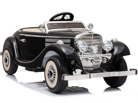 Samochód na akumulator Mercedes-Benz 540K Retro czarny