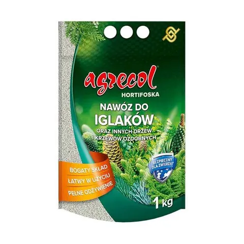 AGRECOL HORTIFOSKA Nawóz granulowany DO IGLAKÓW, 1 kg