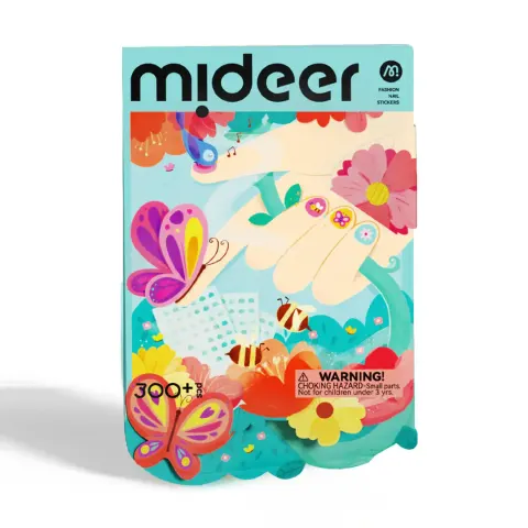 Mideer Naklejki na paznokcie - Spotkanie w ogrodzie