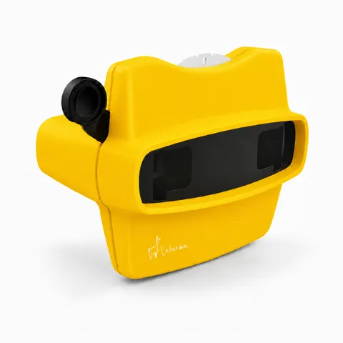 Lalarma Retro stereoskop 3D – Żółty