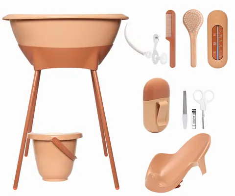 Luma Zestaw kąpielowy 8 elem. Wanienka + dodatki Spiced Copper
