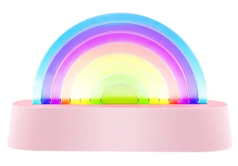 Lalarma Kolorowa lampka Dancing Rainbow Lamp pink