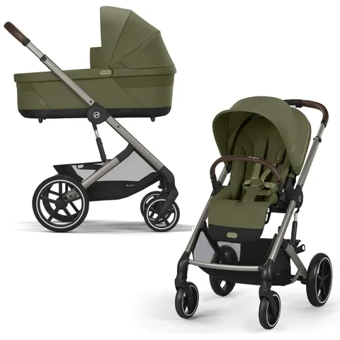 Cybex Balios S Lux 2.0 wózek dziecięcy zestaw 2w1 / Moss Green