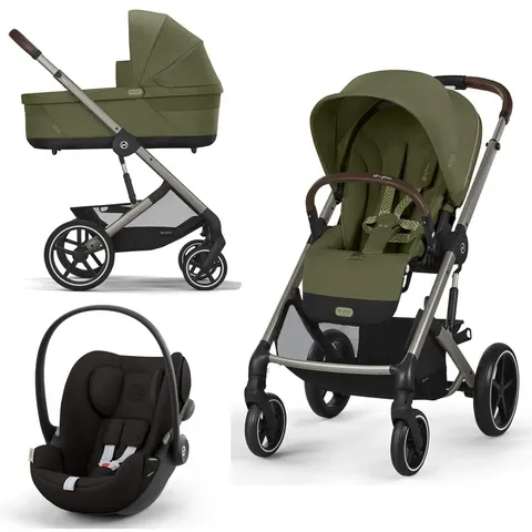 Cybex Balios S Lux 2.0 wózek dziecięcy zestaw 3w1 / Moss Green
