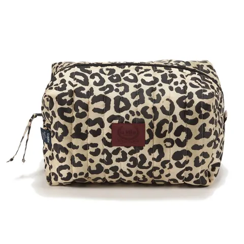LA MILLOU Kosmetyczka Ortalion LEOPARD CREAM by Magdalena Lamparska