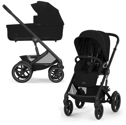 Cybex Talos S Lux wózek dziecięcy zestaw 2w1 / Moon Black