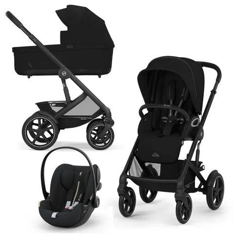 Cybex Talos S Lux wózek dziecięcy zestaw 3w1 / Moon Black
