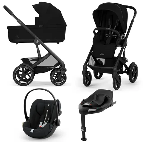 Cybex Talos S Lux wózek dziecięcy zestaw 4w1 / Moon Black