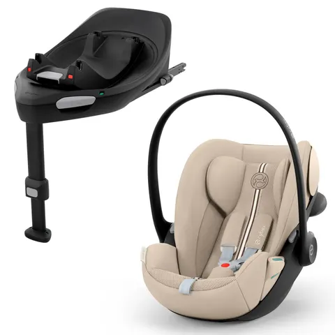 Cybex Cloud G3 i-Size Plus Almond Beige Fotelik 0-13 kg 40–87 cm + Baza