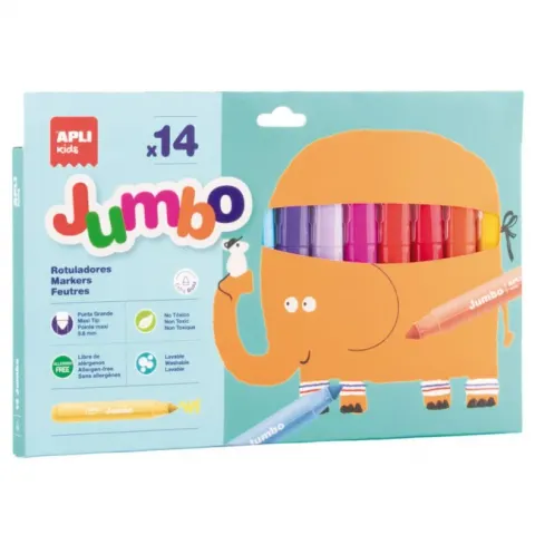 Apli Kids Markery Jumbo 14 kolorów