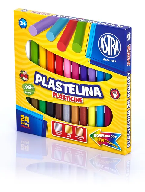 Plastelina 24 kol ASTRA