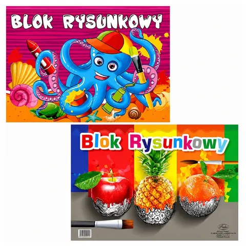 Blok rysunkowy biały A3 19 kartek 80 g/m² PROTOS