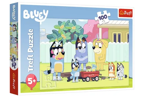 Puzzle 100 elementów Wesoły świat Bluey Trefl