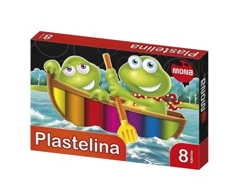 Plastelina MONA, 8 kolorów