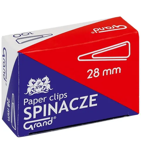 Spinacz 28mm GRAND trójkątny