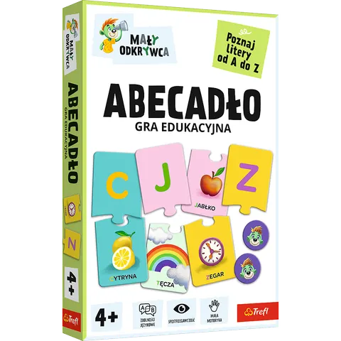 Gra edukacyjna Abecadło Mały Odkrywca Trefl 02811