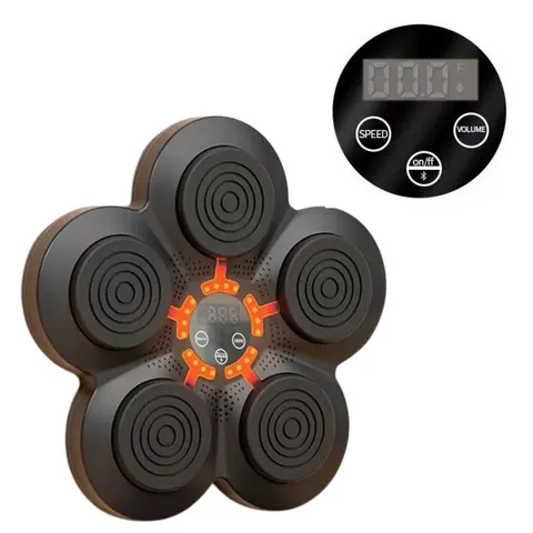Muzyczna maszyna bokserska LED na ścianę Bluetooth