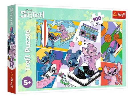 Puzzle 100 elementów Wspomnienia Lilo i Stitch Trefl 16473