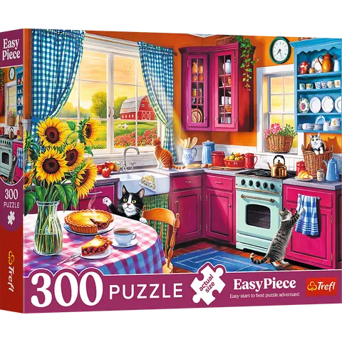 Puzzle Trefl EasyPiece 300 el. Poranek w kuchni