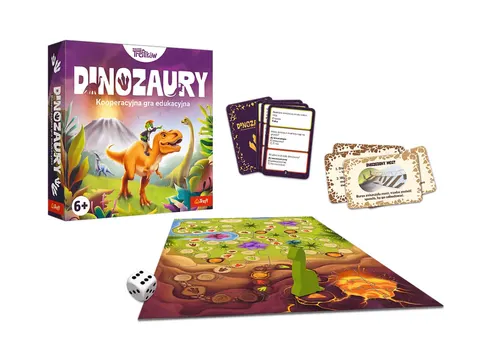 Gra edukacyjna Dinozaury – Rodzina Treflików Trefl