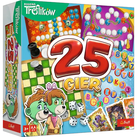 Gra rodzinna Kalejdoskop 25 gier Rodzina Treflików Trefl 02824